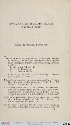 Sujets de l'ancien Testament (No. 1 - 97)