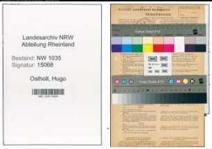 Entnazifizierung Hugo Ostholt , geb. 22.04.1906 (Foerdermaschinist)