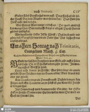 Nehmt der falschen Propheten wahr
