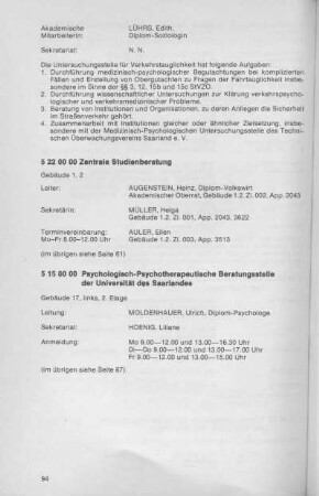 Zentrale Studienberatung