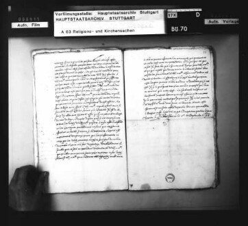 Schreiben Markgraf Georg Friedrichs von Brandenburg wegen einiger aufgefangener Schreiben, aus denen die Absichten der Katholiken zur Bekriegung der Evangelischen zu ersehen.