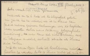 Brief an Ludwig Strecker  : 22.06.1917