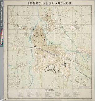 Stadt-Plan Fuerth
