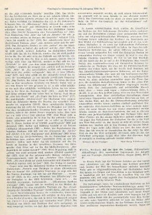 604-605 [Rezension] Welte, Bernhard, Auf der Spur des Ewigen