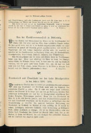 Von der Taubstummenanstalt zu Schleswig.