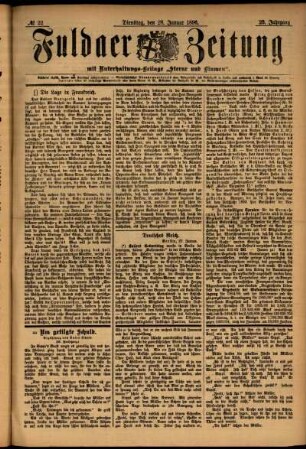 Ausgabe vom Dienstag, den 28. Januar 1896.