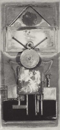 Abstrakte Materialkomposition "April"