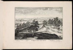 2. Prospect von der Aller Wiesen. - Hallerwiese, Nürnberg; Zirndorf; Nürnberg-Eberhardshofen; Wohnplatz Bleiweiß, Nürnberg-Gleißhammer