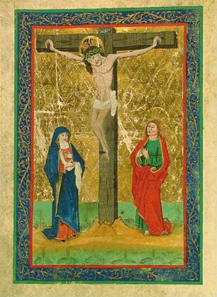 Kruzifix mit Maria und Johannes