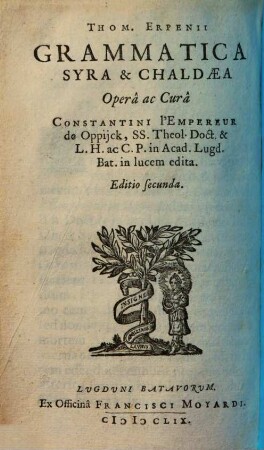Grammatica Syra et Chaldaea