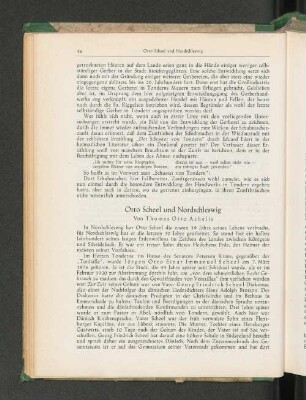 Otto Scheel und Nordschleswig