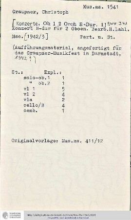Konzert B-Dur