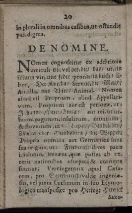 De Nomine.