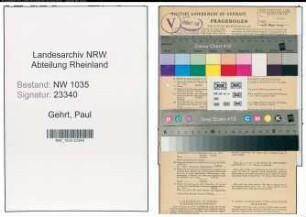 Entnazifizierung Paul Gehrt , geb. 15.05.1888 (Angestellter)