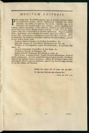 1-2, Monitum Editoris