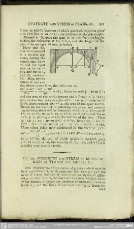 On The Strength And Stress Of Beams Or Bars Of Timber And Metal, &c.