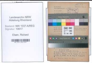Entnazifizierung Richard Elsen , geb. 00.00.0000 ()