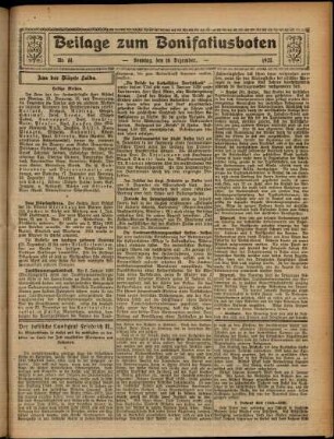Zweite Ausgabe vom Sonntag, den 18. Dezember 1927.