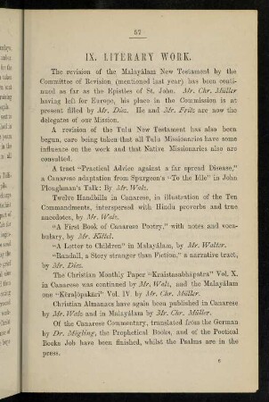 57-60, IX. Literary work