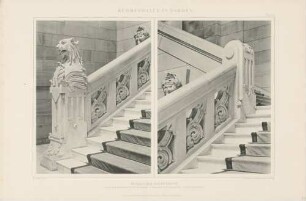 Detail der Haupttreppe der Ruhmeshalle in Barmen