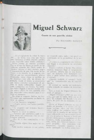 Miguel Schwarz : Cuento de una guerrilla célebre