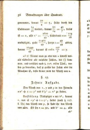 Zehnte Aufgabe