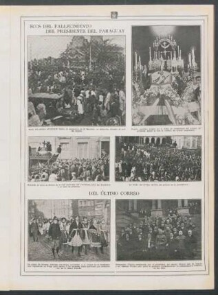 Ecos del falleciiento del presidente del Paraguay