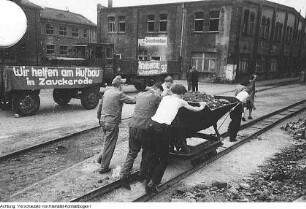 Freital-Döhlen. Stahlwerk Döhlen, Oktober 1948