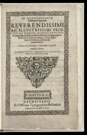 Cantus II. C[hori].