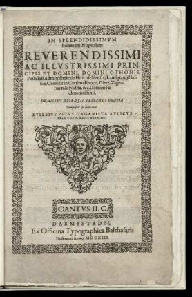 Cantus II. C[hori].