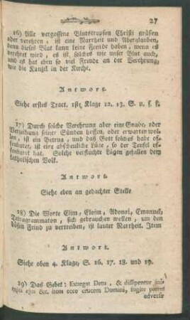 19) Das Gebet : Exurgat Dens, & dissipentur inimici ejus &c, item ecco ...