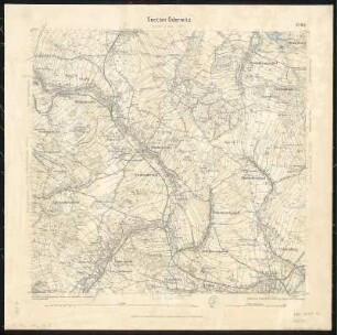 Äquidistantenkarte 88 : Section Oderwitz, 1891 : Section Oderwitz. - 1:25000. - Leipzig: Giesecke & Devrient, 1891. - 1 Kt.