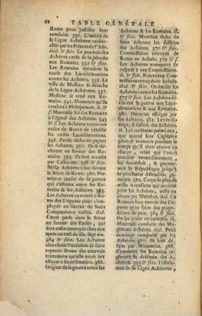 Histoire Universelle, Depuis Le Commencement Du Monde Jusqu'a Présent, 37. Table Alphabétique De L'Histoire Ancienne