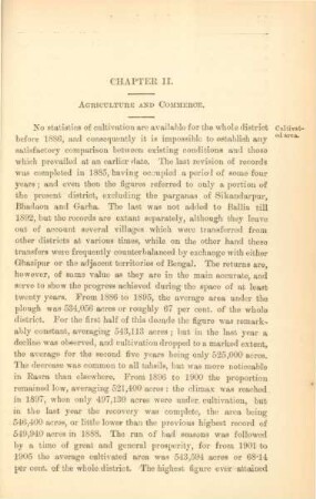 Chapter II. Agriculture and commerce