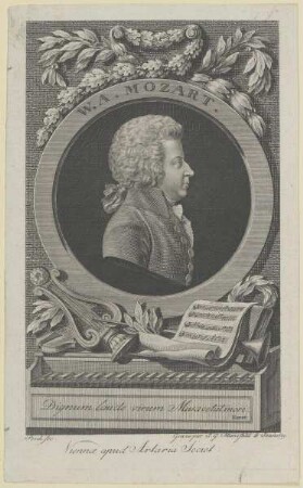 Bildnis des W. A. Mozart