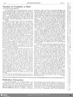 Stellenlose Uhrmacher