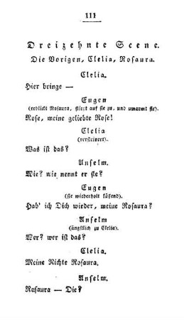 Dreizehnte Scene - Vierzehnte Scene