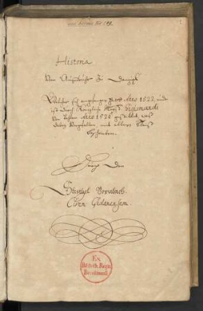 Historia vom Aufruhr zu Danzig und wie er 1526 gestillet