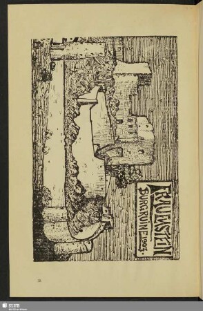 Frauenstein. Burgruine 1907