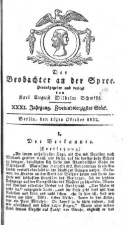 42. Stueck, 15. Oktober 1832