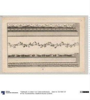 (1) Cahier 1 (A): Cahier de Bordures ...