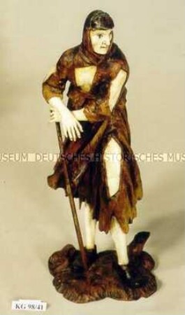 Bettlerin - Figur aus einer Gruppe