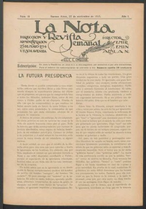 La futura presidencia