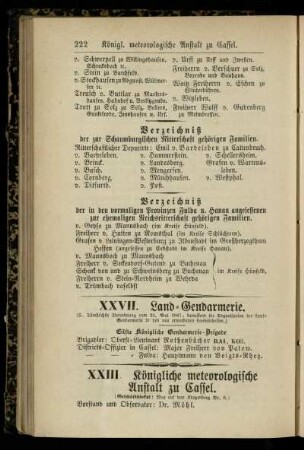 Königliche meteorologische Anstalt zu Cassel