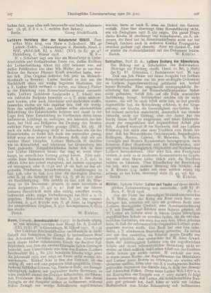 108 [Rezension] Schlatter, Adolf, Luthers Deutung des Römerbriefs