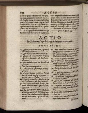 Seu Judicium Legis Juliæ de Adulterijs coercendis. - Seu Judicium Legis Pompeiæ de Parricidis.