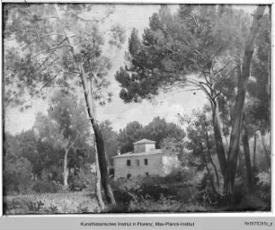 Landschaft mit Villa