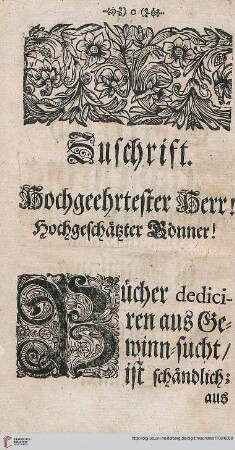 Zuschrift