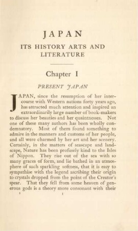 Chapter I. Present Japan