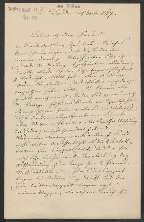 Brief an Friedrich Wilhelm Jähns : 09.11.1867